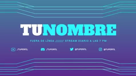 Edita un banner de Twitch