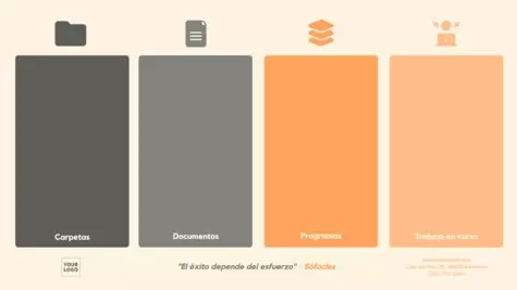 Edita un organizador de escritorio para ordenador