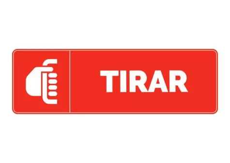 Editar un cartel de Empujar / Tirar
