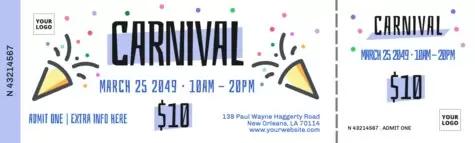 Edit a Carnaval and Mardi Gras poster