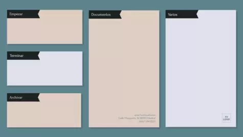 Edita un organizador de escritorio para ordenador