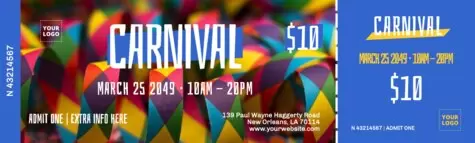 Edit a Carnaval and Mardi Gras poster