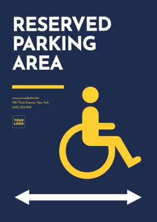 Editar um cartaz para pessoas com deficiência