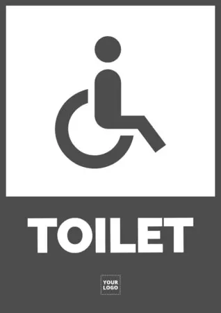 Modifier un panneau de toilettes