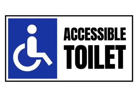 Edit a toilet sign