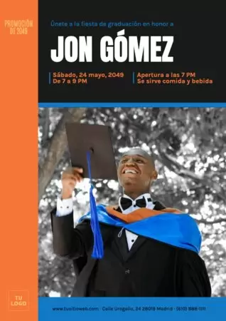 Edita un diseño de graduación