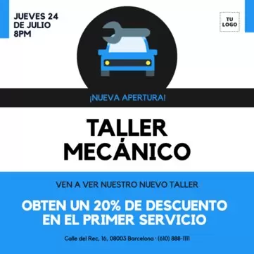 Editar un cartel para mi taller