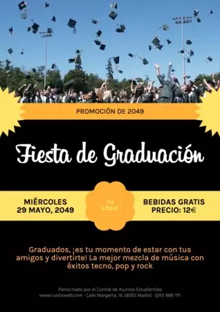 Edita un diseño de graduación