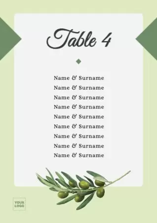 Edit a seating chart template