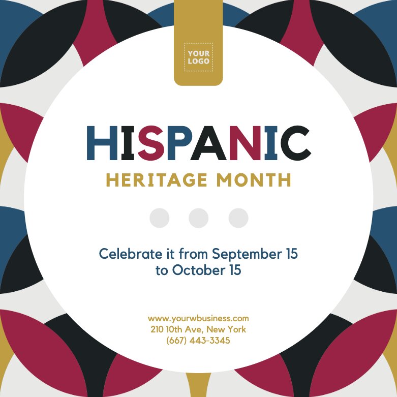 Free Customizable Hispanic Heritage Templates