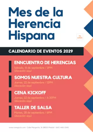  Edita una plantilla de Herencia Hispana