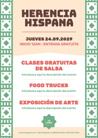  Edita una plantilla de Herencia Hispana