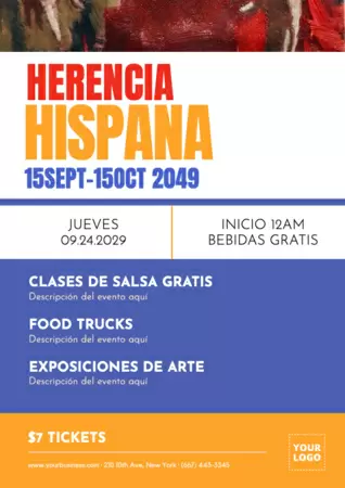  Edita una plantilla de Herencia Hispana