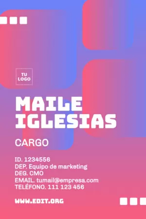 Editar una tarjeta de identificación