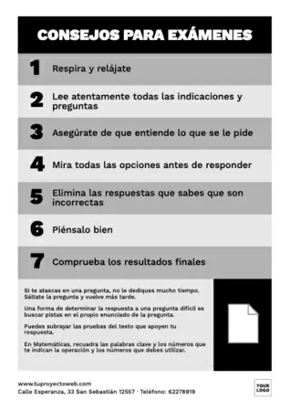 Edita un cartel de motivación para estudiantes