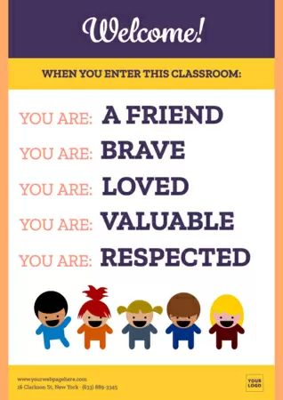 Editer un poster d'encouragement pour les étudiants