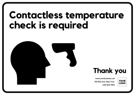 Edit a Temperature Check sign