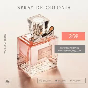 Edita un diseño para tu perfumería