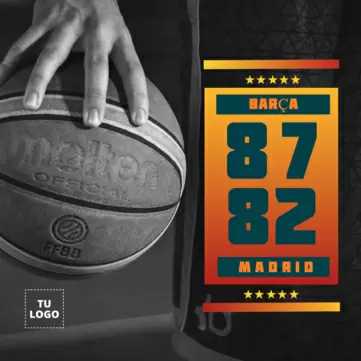 Edita carteles de partidos