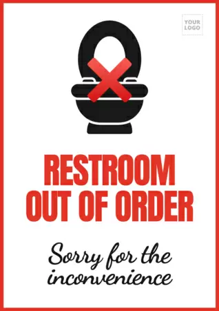 Edit an Out of Order sign