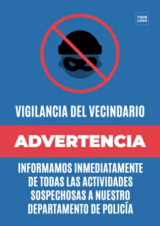 Editar un cartel de Vigilancia