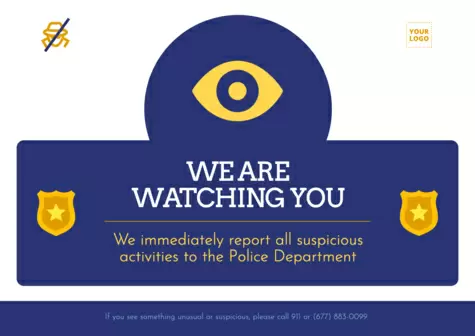 Editar um cartaz de vigilância