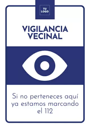 Editar un cartel de Vigilancia