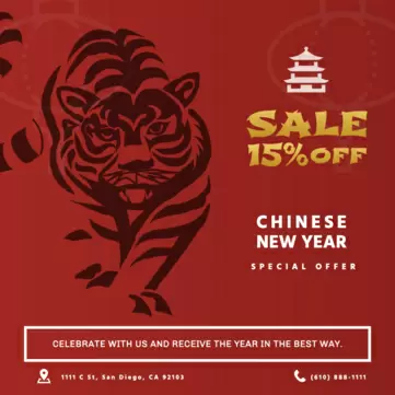 Edit a Chinese New Year template