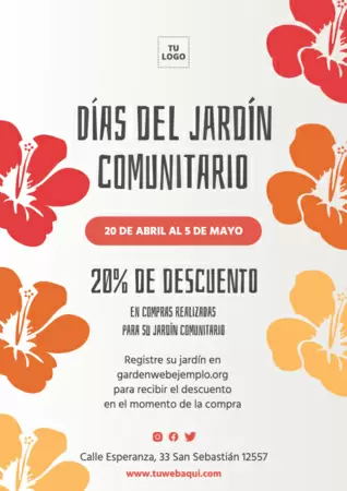 Editar una plantilla de jardinería
