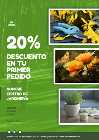 Editar una plantilla de jardinería