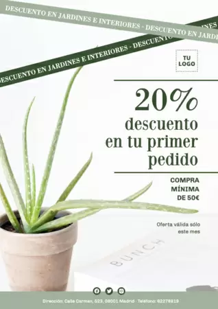 Editar una plantilla de jardinería