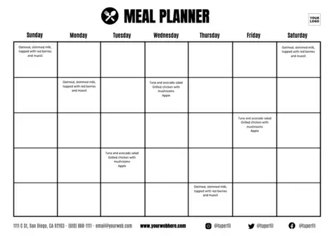 Free Workout Schedule Templates to Print
