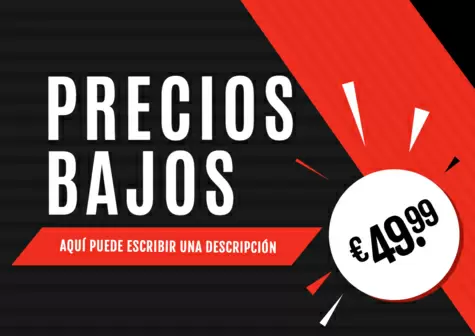 Edita un cartel de oferta para imprimir