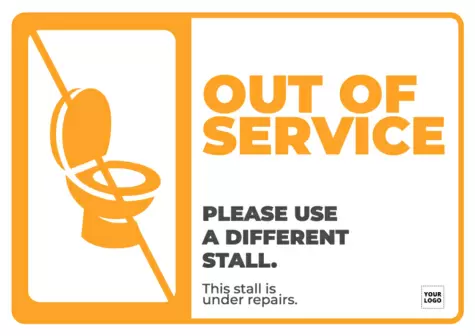 Edit an Out of Order sign