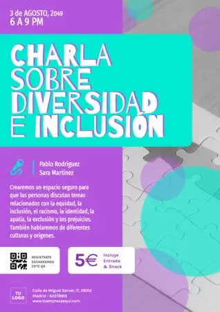 Edita flyers de la Diversidad Cultural