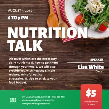 Edit a Motivational Speaker ad