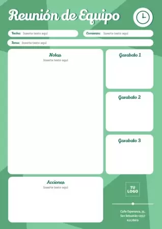 Editar un Acta de Reunión