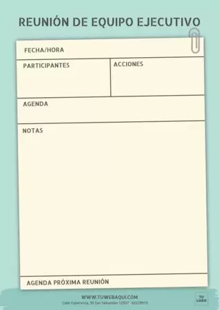 Editar un Acta de Reunión