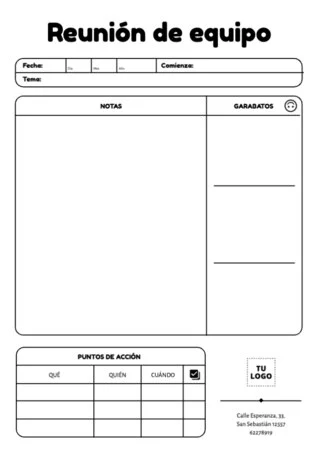 Editar un Acta de Reunión