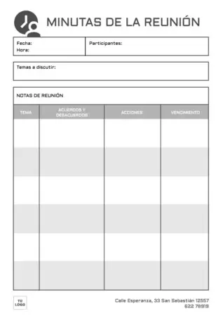 Editar un Acta de Reunión