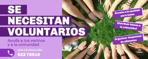 Crea diseños para tu ONG gratis