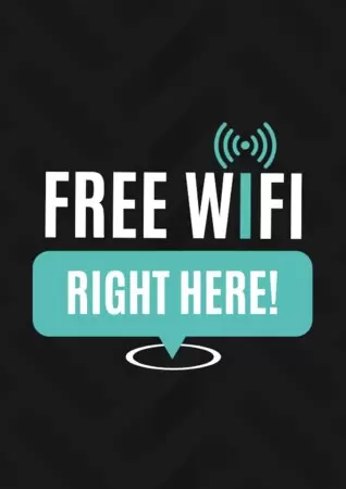 Create my wifi poster