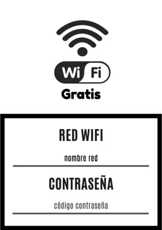 Crear mi cartel de wifi