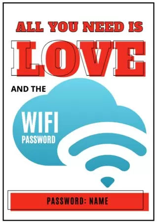 Create my wifi poster