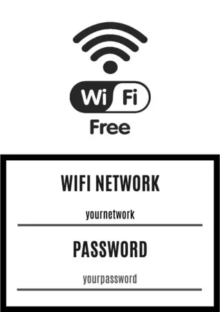 Create my wifi poster