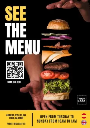 Modifier un poster avec burger