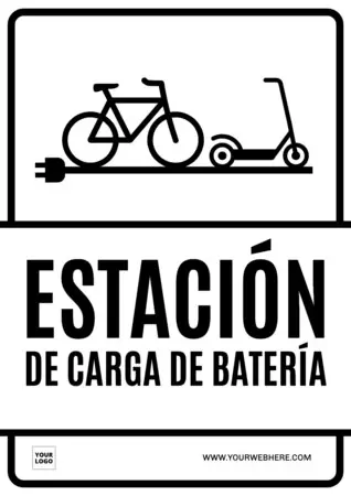 Editar un cartel de bicis y patinetes