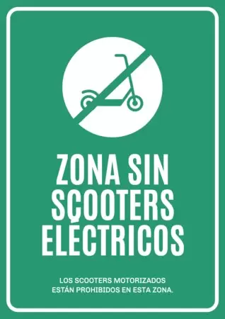 Editar un cartel de bicis y patinetes