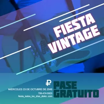 Editar un flyer de discoteca