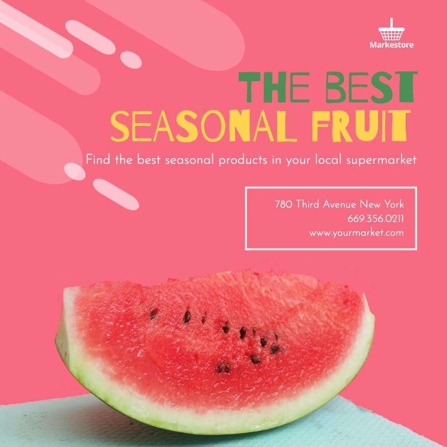 Marketing and designs for fruit and vegetable markets